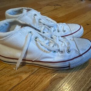 White Canvas Kids Shoes